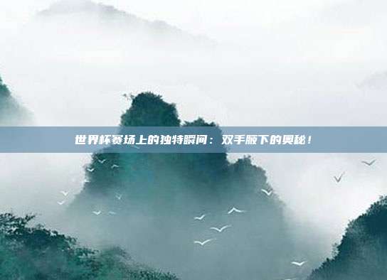 世界杯赛场上的独特瞬间：双手腋下的奥秘！