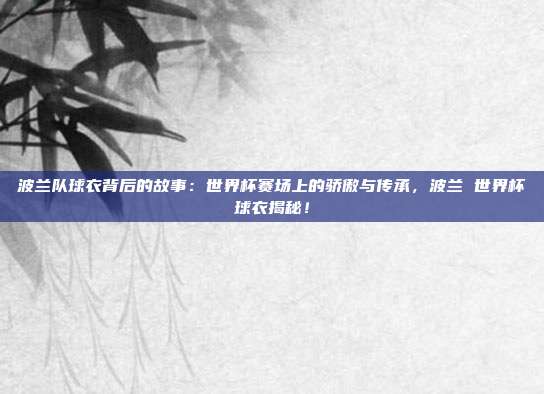 波兰队球衣背后的故事：世界杯赛场上的骄傲与传承，波兰 世界杯球衣揭秘！