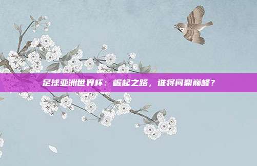 足球亚洲世界杯：崛起之路，谁将问鼎巅峰？