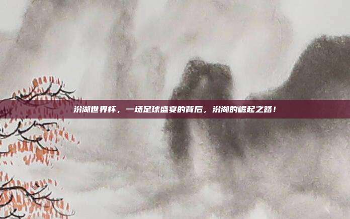 汾湖世界杯，一场足球盛宴的背后，汾湖的崛起之路！