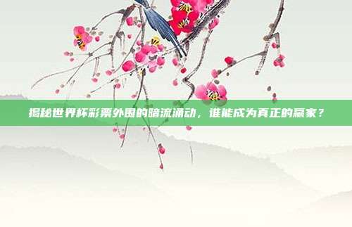 揭秘世界杯彩票外围的暗流涌动，谁能成为真正的赢家？