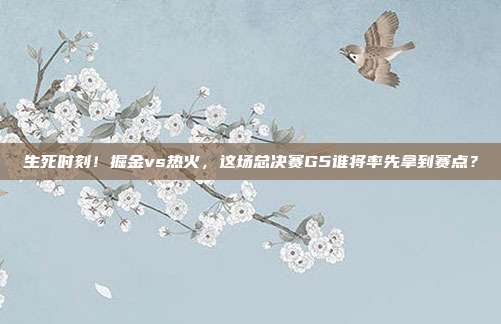 生死时刻！掘金vs热火，这场总决赛G5谁将率先拿到赛点？