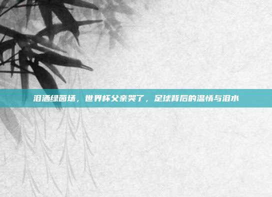 泪洒绿茵场，世界杯父亲哭了，足球背后的温情与泪水