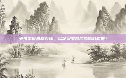 卡塔尔世界杯看球，揭秘赛事背后的精彩瞬间！