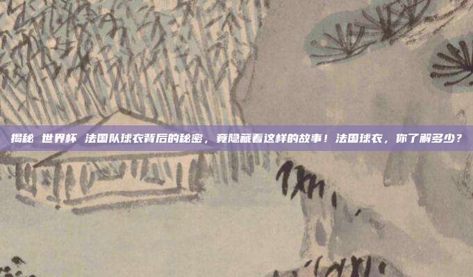 揭秘 世界杯 法国队球衣背后的秘密，竟隐藏着这样的故事！法国球衣，你了解多少？