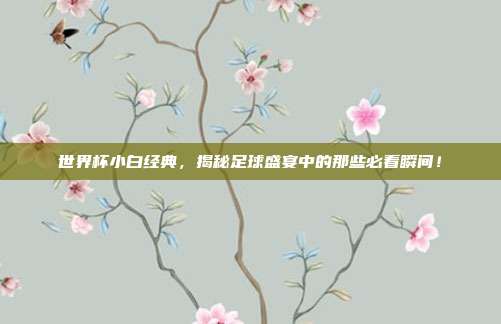 世界杯小白经典，揭秘足球盛宴中的那些必看瞬间！