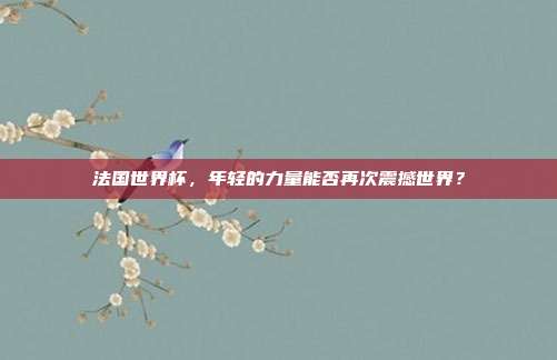 法国世界杯，年轻的力量能否再次震撼世界？