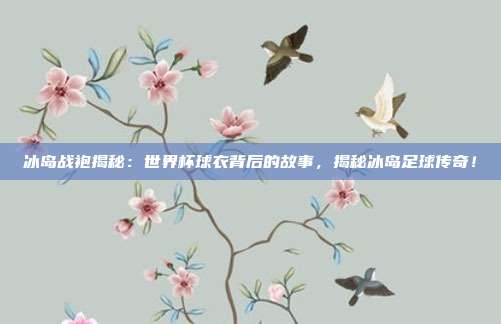 冰岛战袍揭秘：世界杯球衣背后的故事，揭秘冰岛足球传奇！