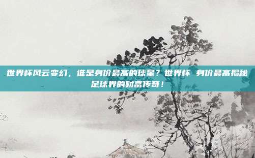 世界杯风云变幻，谁是身价最高的球星？世界杯 身价最高揭秘足球界的财富传奇！