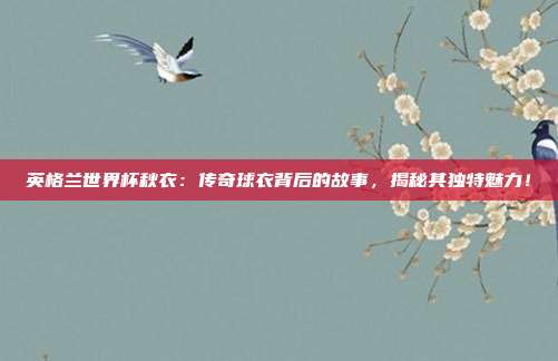 英格兰世界杯秋衣：传奇球衣背后的故事，揭秘其独特魅力！