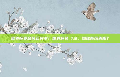 世界杯赛场风云突变！世界杯负 1.9，揭秘背后真相？