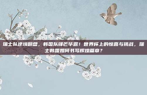 瑞士队逆境翻盘，韩国队锋芒毕露！世界杯上的惊喜与挑战，瑞士韩国如何书写辉煌篇章？