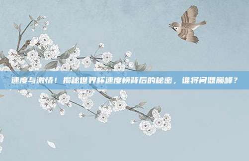 速度与激情！揭秘世界杯速度榜背后的秘密，谁将问鼎巅峰？