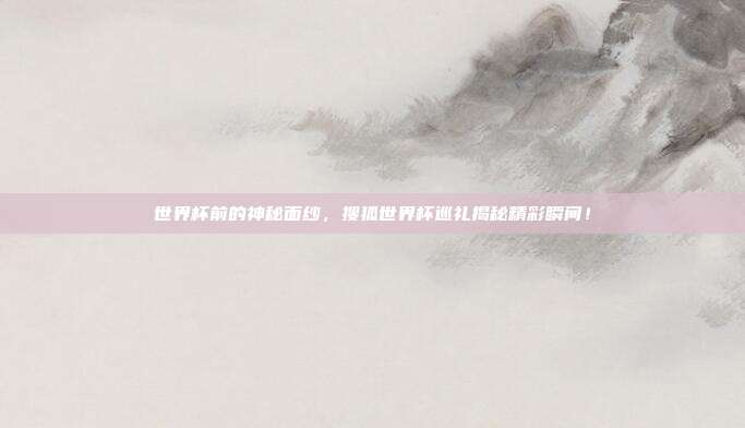 世界杯前的神秘面纱，搜狐世界杯巡礼揭秘精彩瞬间！