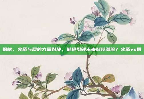 揭秘：火箭与网的力量对决，谁将引领未来科技潮流？火箭vs网