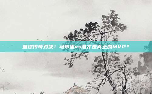 篮球传奇对决！马布里vs谁才是真正的MVP？