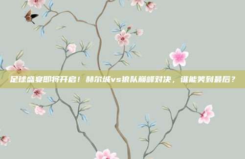 足球盛宴即将开启！赫尔城vs狼队巅峰对决，谁能笑到最后？