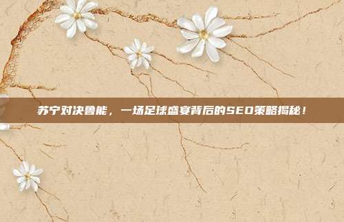 苏宁对决鲁能，一场足球盛宴背后的SEO策略揭秘！