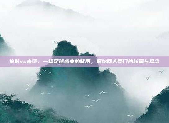 狼队vs米堡:一场足球盛宴的背后,揭秘两大豪门的较量与悬念