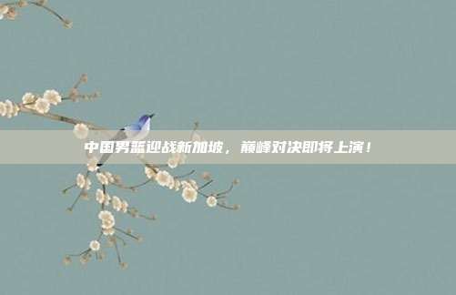 中国男篮迎战新加坡，巅峰对决即将上演！