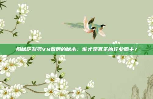 揭秘萨利多VS背后的秘密：谁才是真正的行业霸主？