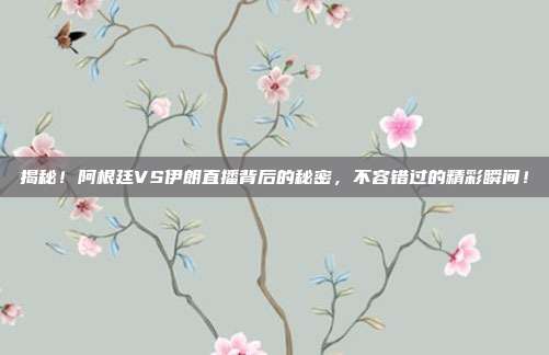 揭秘！阿根廷VS伊朗直播背后的秘密，不容错过的精彩瞬间！
