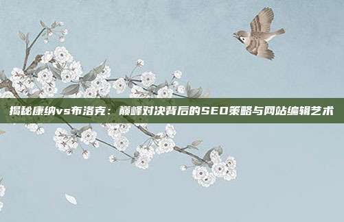 揭秘康纳vs布洛克:巅峰对决背后的SEO策略与网站编辑艺术