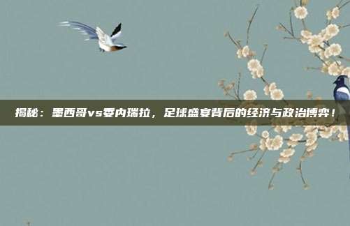 揭秘：墨西哥vs委内瑞拉，足球盛宴背后的经济与政治博弈！