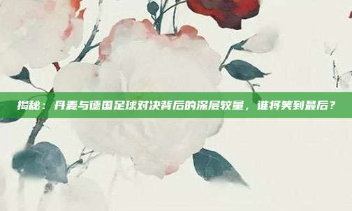 揭秘：丹麦与德国足球对决背后的深层较量，谁将笑到最后？
