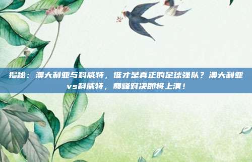揭秘：澳大利亚与科威特，谁才是真正的足球强队？澳大利亚vs科威特，巅峰对决即将上演！