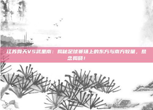 江苏舜天VS武里南：揭秘足球赛场上的东方与南方较量，悬念揭晓！