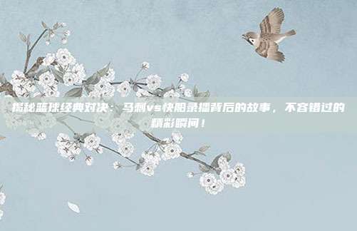 揭秘篮球经典对决：马刺vs快船录播背后的故事，不容错过的精彩瞬间！