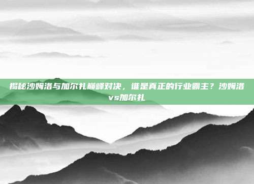 揭秘沙姆洛与加尔扎巅峰对决,谁是真正的行业霸主?沙姆洛vs加尔扎
