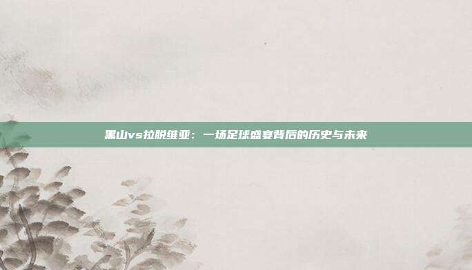 黑山vs拉脱维亚：一场足球盛宴背后的历史与未来