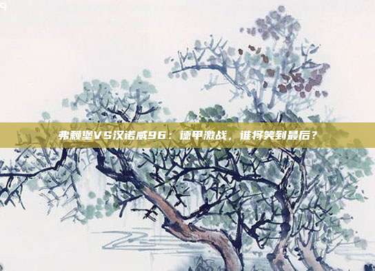 弗赖堡VS汉诺威96：德甲激战，谁将笑到最后？
