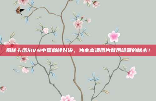 揭秘卡塔尔VS中国巅峰对决，独家高清图片背后隐藏的秘密！