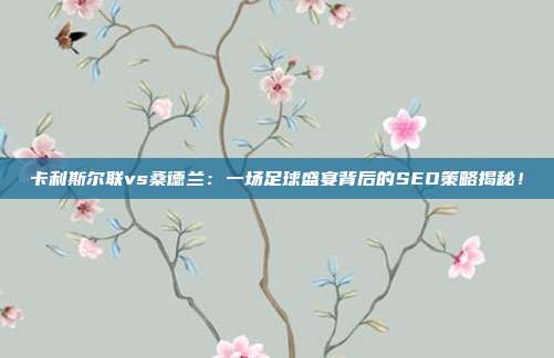 卡利斯尔联vs桑德兰：一场足球盛宴背后的SEO策略揭秘！