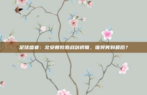 足球盛宴:北安普敦激战剑桥联,谁将笑到最后?