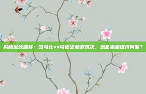 揭秘足球盛宴：哈马比vs哥德堡巅峰对决，悬念重重谁将问鼎？