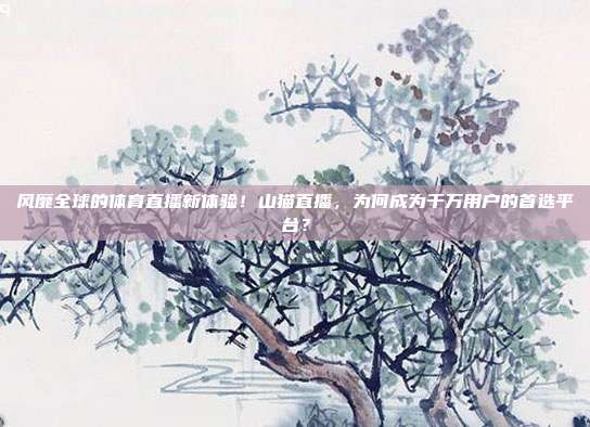 风靡全球的体育直播新体验！山猫直播，为何成为千万用户的首选平台？