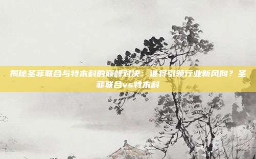揭秘圣菲联合与特木科的巅峰对决：谁将引领行业新风向？圣菲联合vs特木科