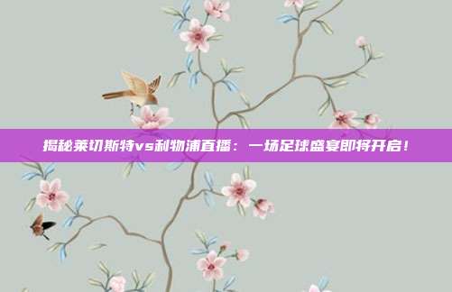 揭秘莱切斯特vs利物浦直播:一场足球盛宴即将开启!