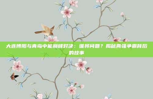 大连博阳与青岛中能巅峰对决：谁将问鼎？揭秘两强争霸背后的故事
