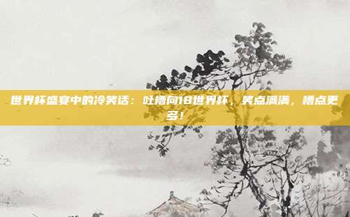 世界杯盛宴中的冷笑话：吐槽向18世界杯，笑点满满，槽点更多！