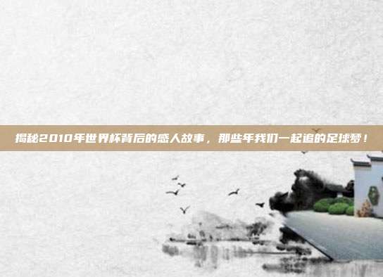 揭秘2010年世界杯背后的感人故事，那些年我们一起追的足球梦！