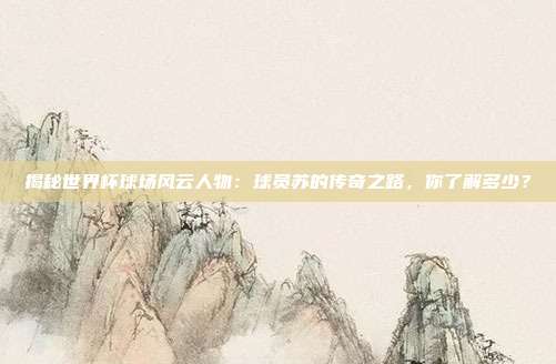 揭秘世界杯球场风云人物：球员苏的传奇之路，你了解多少？