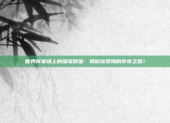 世界杯赛场上的璀璨明星：揭秘球员姆的传奇之路！