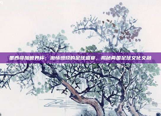 墨西哥加世界杯：激情燃烧的足球盛宴，揭秘两国足球文化交融
