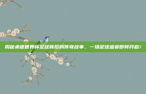 揭秘贞德世界杯足球背后的传奇故事，一场足球盛宴即将开启！