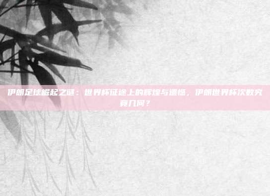 伊朗足球崛起之谜：世界杯征途上的辉煌与遗憾，伊朗世界杯次数究竟几何？
